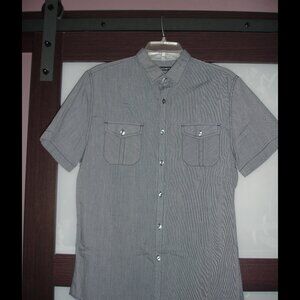 Axist Formal Short Sleeve Mens Shirt Medium